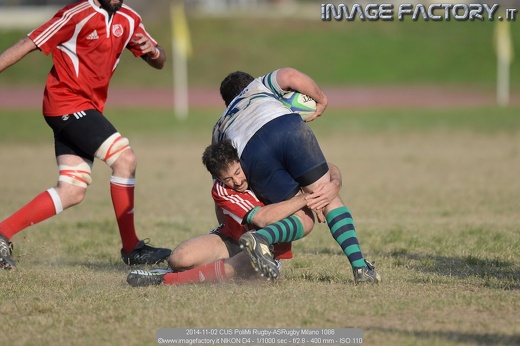 2014-11-02 CUS PoliMi Rugby-ASRugby Milano 1086